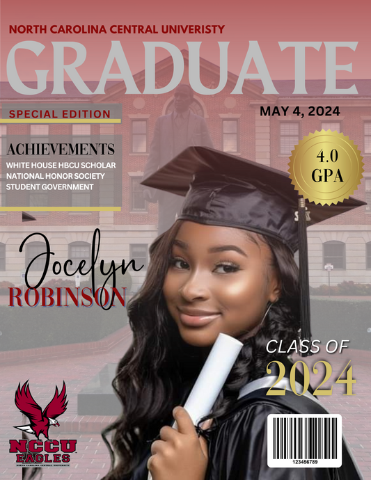 Single Editable Graduation Cover